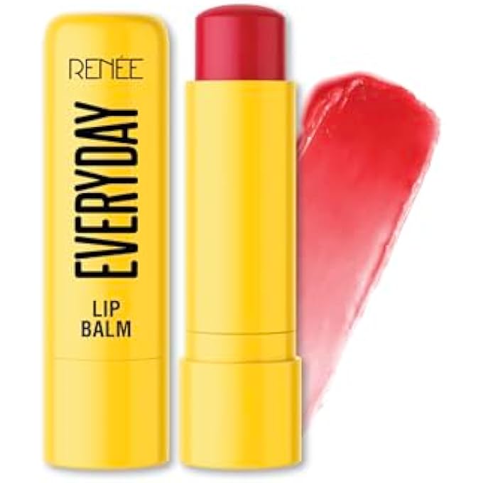 Renee EVERYDAY TINTED LIP BALM - CHERRY BERRY, HEALS, MOISTURIZES & PROTECTS WITH SPF 30, FOR DRY & CHAPPED LIPS, ENRICHED WITH VITAMIN C, SHEA BUTTER & HYALURONIC ACID, SKINCARE INFUSED MAKEUP 4.5 GM - Image 2